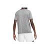 Nike Dri-Fit Rise 365 Breathable Print Crew Neck Short Sleeve T-Shirt Men Tops Grey CZ9185-011