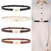 Leather Vintage Belt Women Versatile Decorative Waistband Casual Strap Dress