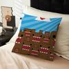 Cute D-Domo-KunS 45*45cm Cushion Cover Pillow Cover Decor Pillowcase Home Pillowcase for Couch Pillow