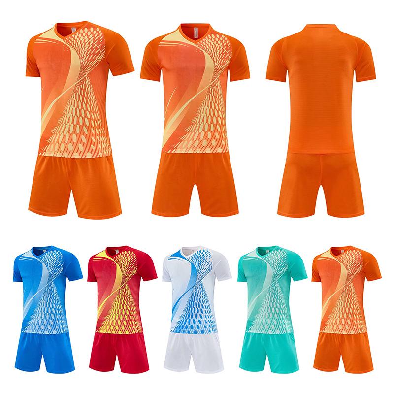 In-Stock Men's & Women's Breathable Team Football Uniform: Sweat-Wicking Jersey & Training Suit