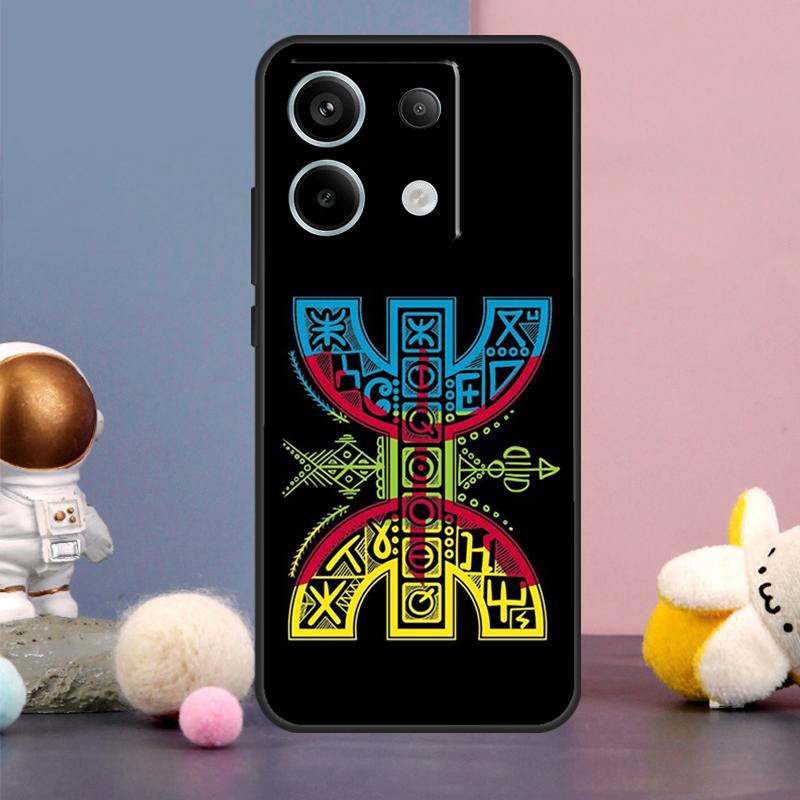 Amazigh Berber Flag Case For Xiaomi Redmi Note 9 10 11 12 13 Pro Plus 12S 11S 10S 9S Remdi 12 13 C 9C 10C Cover