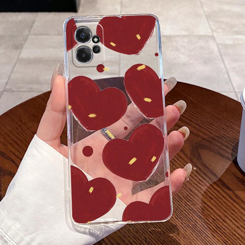 Jelly Casing For Motorola Moto G Power 5G 2023 Fundas Clear Silicone Soft TPU Back Cover Cute Cat Rabbit Heart Protective Case