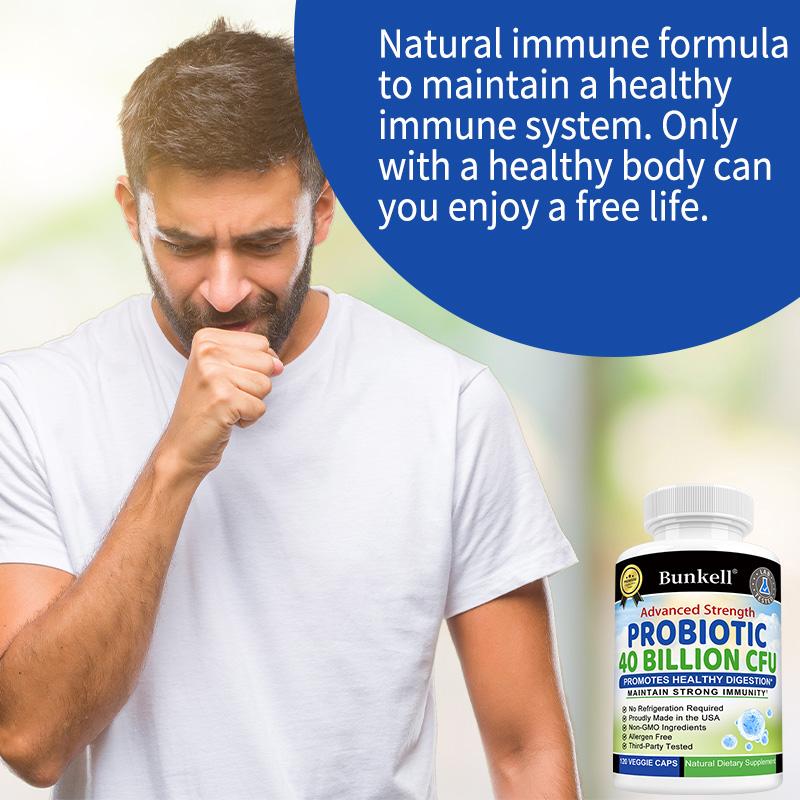 High-efficiency Probiotic Capsules, 40 Billion CFU, 120 Capsules