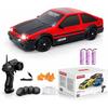 2.4G High Speed Drift Rc Car With LED Light 4WD RC Drift Car Toy AE86 Professional Racing Toy for Kids Children Adults Gifts