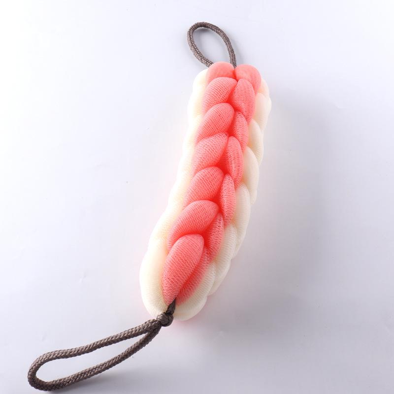 Large Soft Twisted Loofah Back Scrubber - Durable Bath Sponge