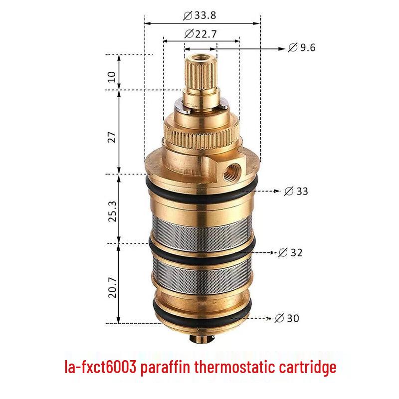 Vollkupfer-Thermostat-Armatur-Ventilkern für präzise Temperaturregelung