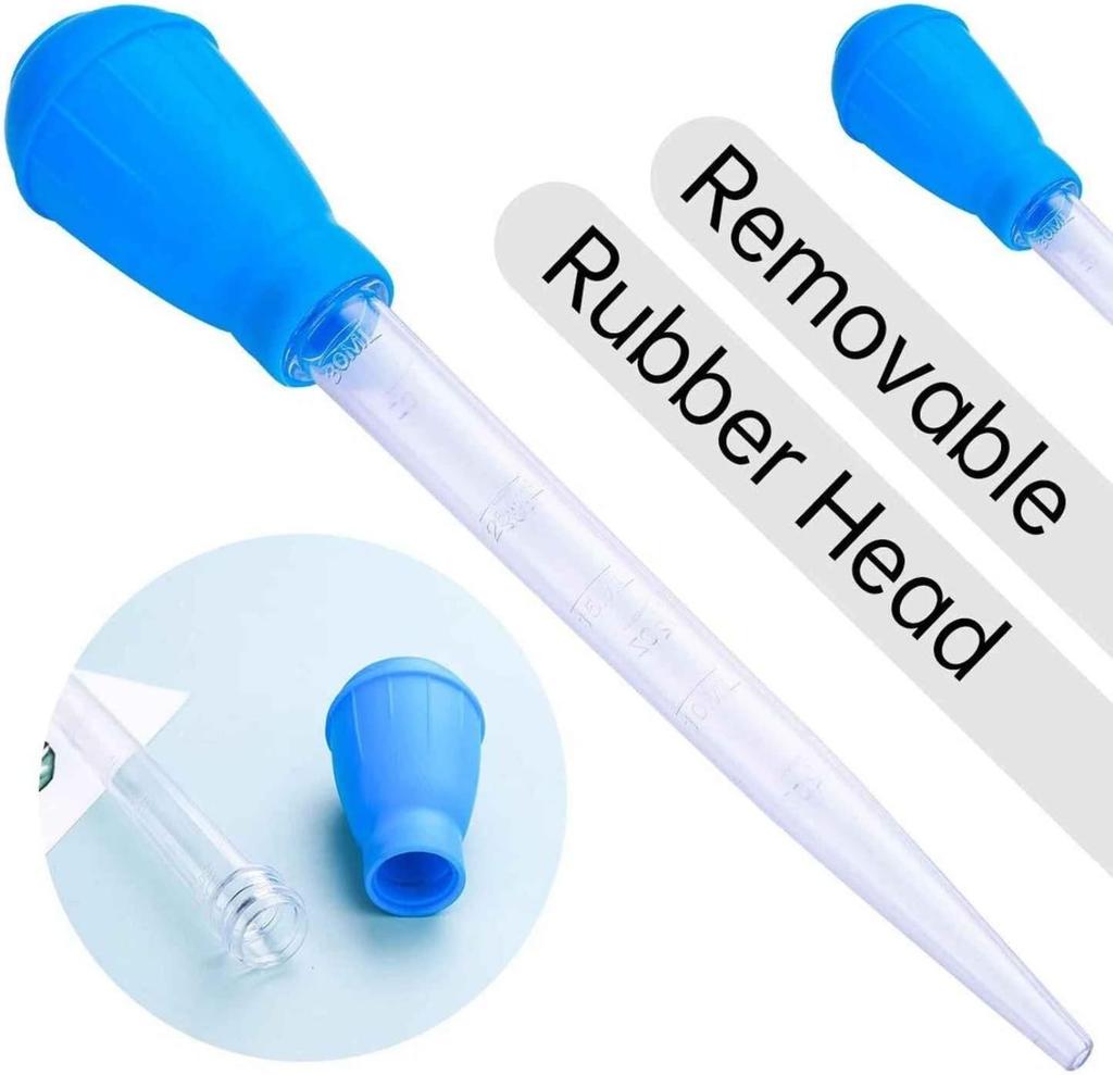 Manual Aquarium Gravel Cleaning Straw Fish Tank Water Changer Aquarium Clean Pipette Dropper Waste Remover with Extension Tube