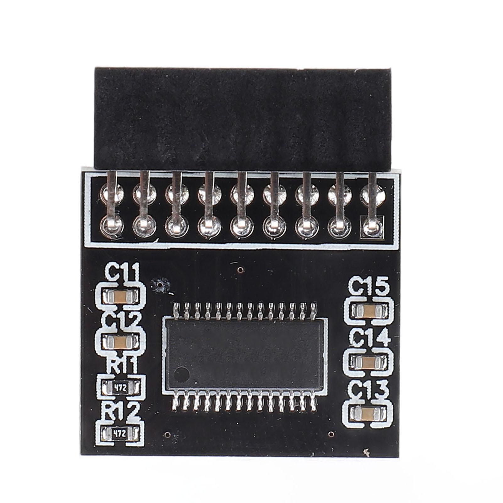 

TPM 2.0 Encryption Security Module Motherboard TPM 2.0 LPC 18 Pin Module Remote Card Replacement for