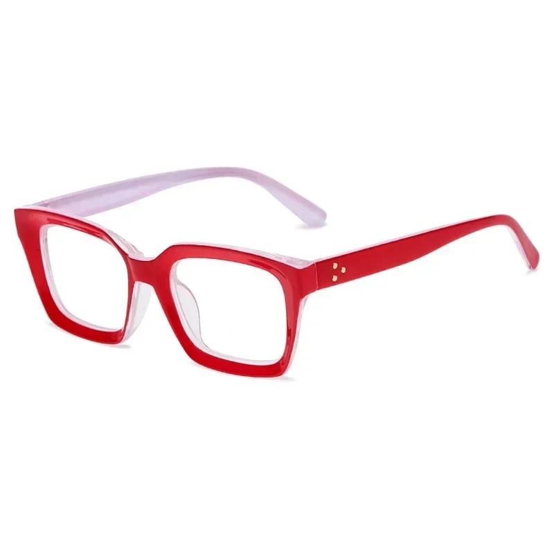 Oversized Square Reading Glasses Men Women Portable Large Frame Presbyopia Eyeglasses High-definition Eyewear Diopter 0 To +4.0