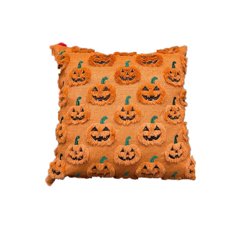 17.71-inch Throw Cover, Plush Velvet Three- Cover With Decorative Patterns, Zipper Design, Suitable For Sofa, Bedroom And Home