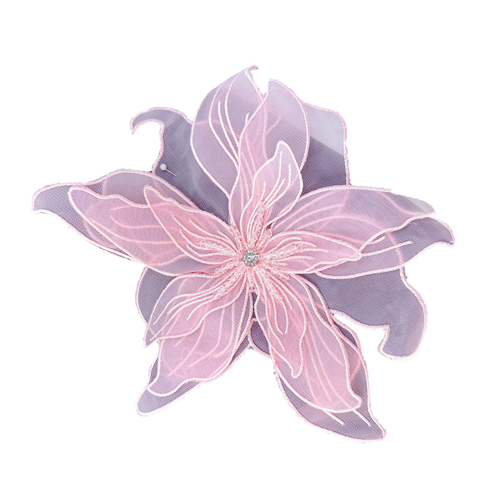 

Стрази Квіткові нашивки Аплікація DIY Ремесла для джинсів Капелюх Сумка Шарф Штора Аксесуари для одягу Значки Пришивні рожевий