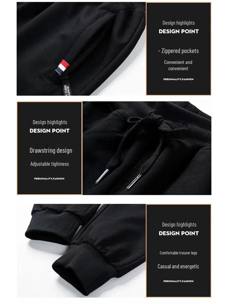 Чоловічі робочі штани: Міцний, Вільного крою, Зносостійкий, з кишенями на блискавці — Ідеально підходить для будівництва.