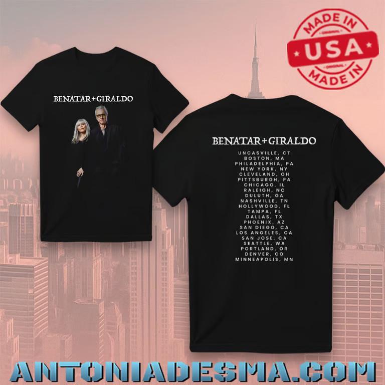 Benatar & Giraldo Fall Tour 2025 T-Shirt Unisex T-Shirt XXL