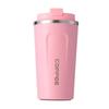 Tasse à café isotherme à double paroi en acier inoxydable avec couvercle à rabat - Cadeau logo personnalisé