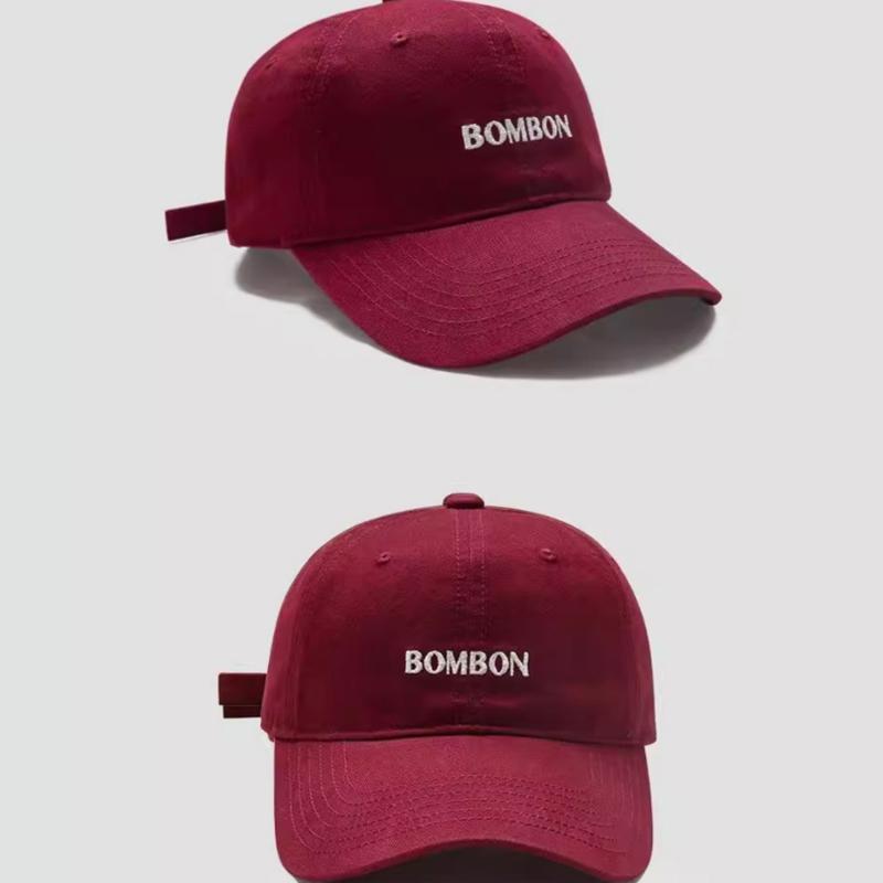 Letter Embroidered Baseball Sun Hat Adjustable Wide Brim Breathable Unisex Hat