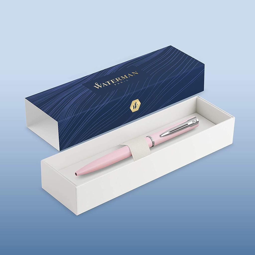 Official WATERMAN Allure Pastel Pink CT Ballpoint Pen Officially Imported Oil-Based (2122703) -