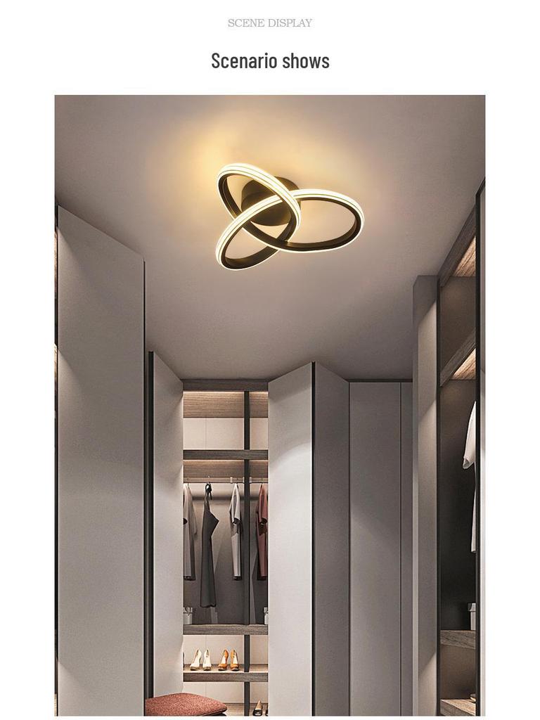 Nordic Minimalist Ceiling Light for Entryway or Corridor