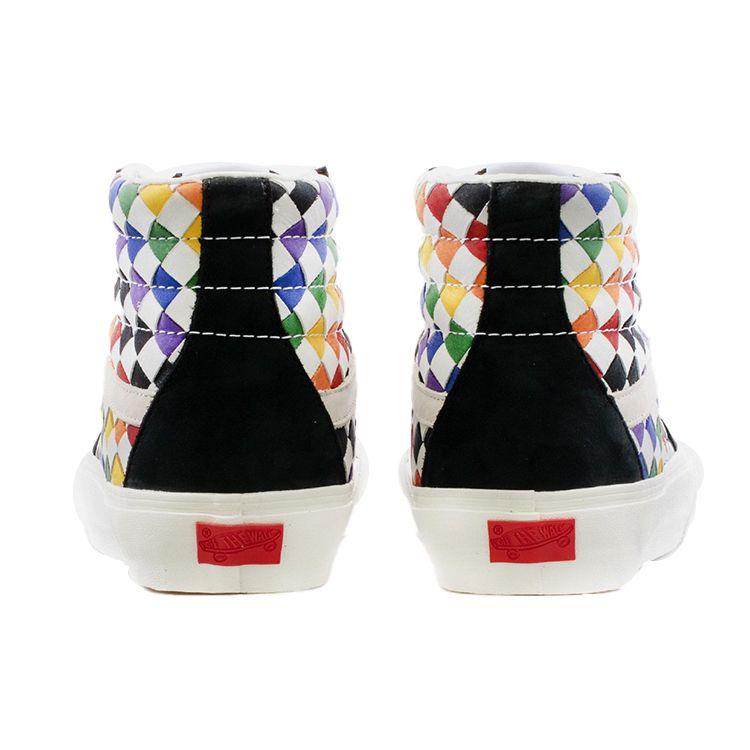 Vans Sk8-Hi VLT LX Pride Unisex Sneakers Multi-Color Rainbow Marshmallow VN0A4CS55A8