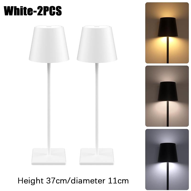 LED Desk Lamp Usb Rechargeable Table Lamp Bar Restaurant Ambiance Wireless Touch Lamps Waterproof Led Lights For Hotel Bedroom