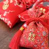 With Tassels Brocade Party Supplies Wedding Package Bag Wedding-favor Gift Candy Bag Handle Bag
