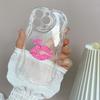LZ20 Lips kiss design Clear Soft Wave Phone Cases for iPhone 15 13 Pro Max 12 mini 14 8 Plus XS Max XR 6 Protection Back Cover
