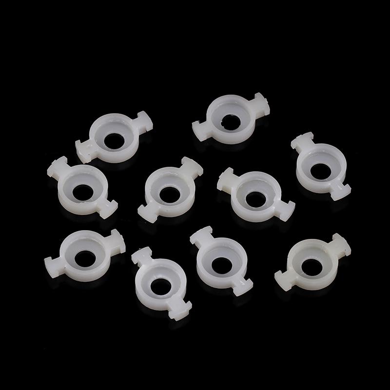10 Adet Piston Yay Braketi Trompetler İçin Plastik Valfler Pedler Trompet Aksesuarları Yedek Parçalar Kornet Destek Plakaları