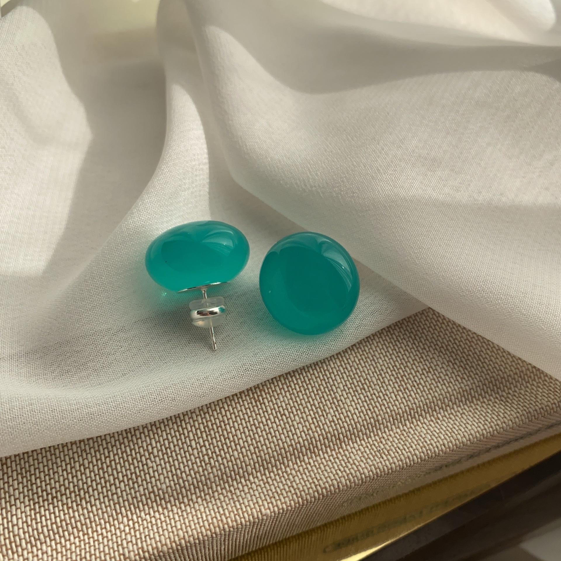 

Летние серьги Dopamine Cream Bean, женские серьги-конфеты, застежки для ушей, свежие и сладкие серьги