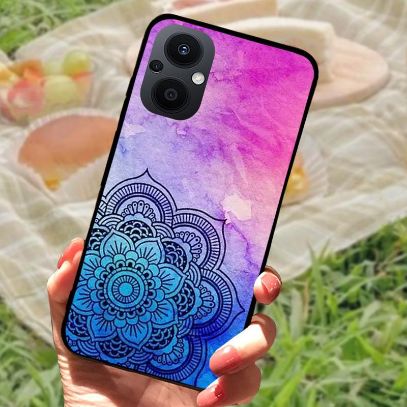 Case For OPPO Reno 7 8 Lite 5G Covers Soft Silicon Lion Wolf TPU Phone Cover for Oppo Reno7 Z 5G Reno 7Z 7Lite Cases Cool Marble