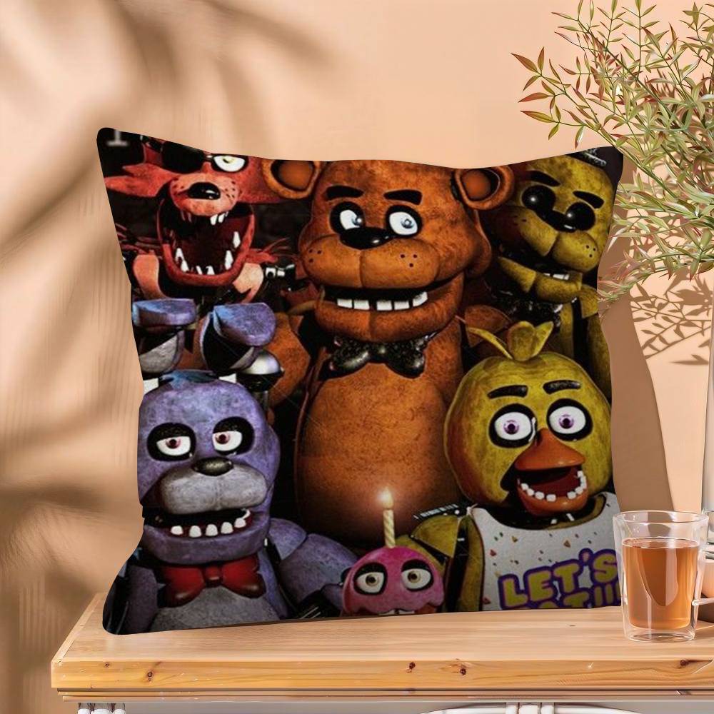 Fnaf Five-nights-At-Freddys Cushion Cover Pillowcase Upholstery Sofa Throw Pillow Home Decor Pillowcas
