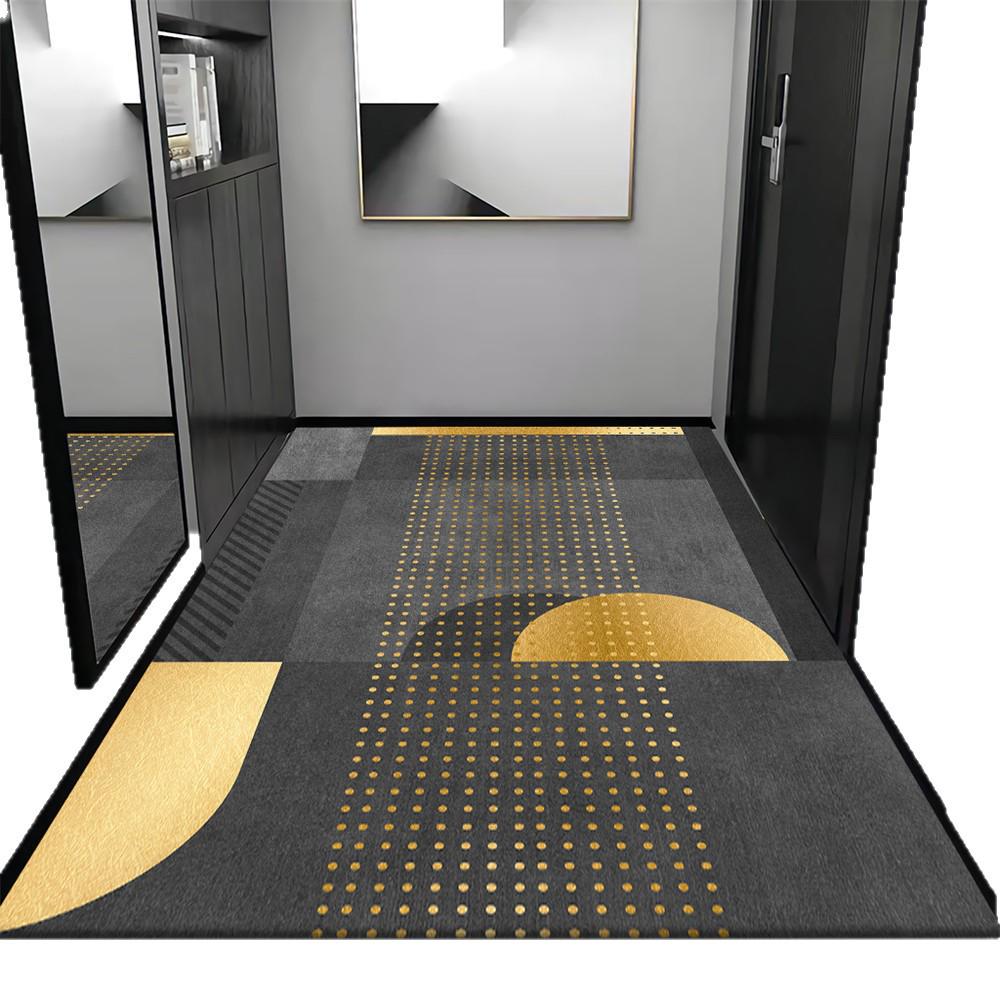 Luxurious Non-Slip Doormat: Ideal for Living Room, Bedroom, Entrance, Coffee Table, or Study; Customizable Size.