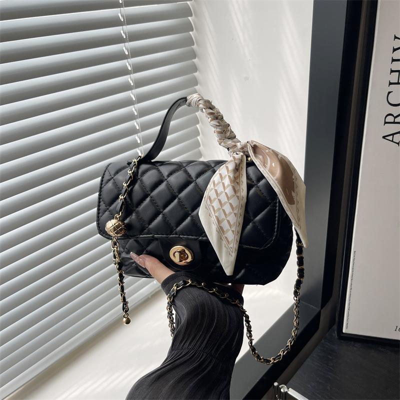Small Square Bag Summer Handbag Women's New High-end Diamond Chain Shoulder Messenger Bag