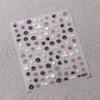 1pcs Cute Graffiti Lines Nail Art Stickers 5D Embossed Butterfly Rabbit Nail Art Accessory Stickers Self Adhesive Decal