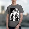 Yagami Tsuki 2026 New Fashion Heavyweight Hot Selling Retro Printed Pattern Fun Round Neck Tshirt For Daily Comfort