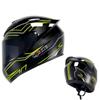 New QK111 Four-Season Full-Face Motorcycle Helmet Unisex Riding Helmet for Adults with Clear or Black Lens Available