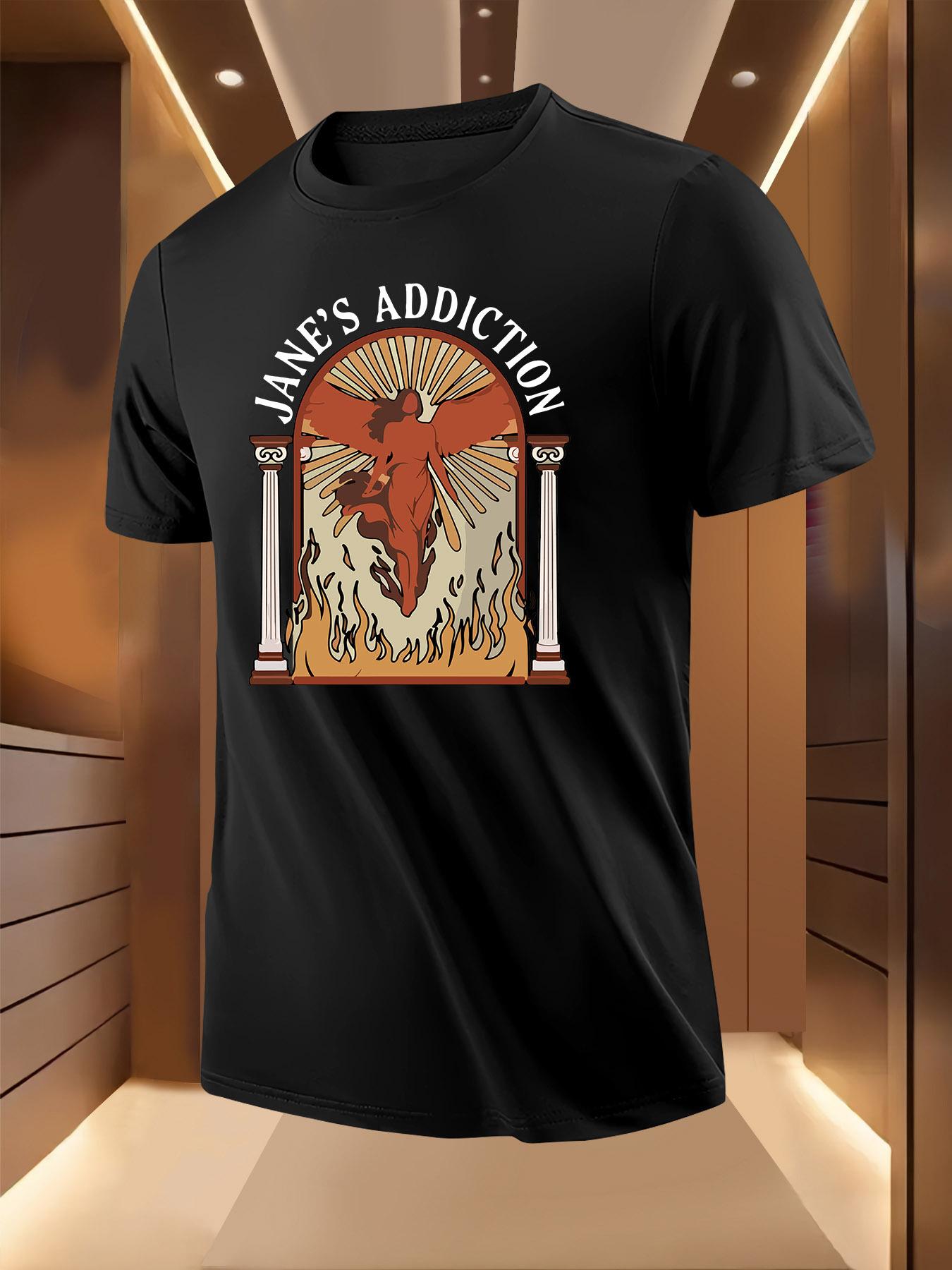 Graphic Tshirt Graphic Tshirt - Jane S Addiction Flame An... S