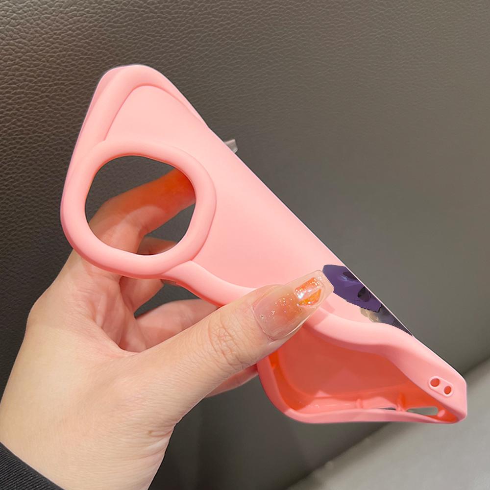 Big Wave Edge Weiches Silikonmaterial Macaron-Telefongehäuse Stoßfestes Schutzgummigehäuse für iPhone Samsung Huawei Honor Xiaomi Redmi OnePlus Moto