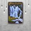 Lassen National Park Retro Vintage Tin Sign Poster Decorative Plaque Metal Plate Wall Decor
