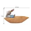 Hare Planter Cute Resin Bunny Flower Pot Realistic Craftsmanship for Courtyard,