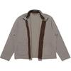Levis X Kiko Kostadinov Collaboration FW24 Asymmetrical Open-Chest Patch Pocket Button-Up Long Sleeve Shirt Men Shirts Smoke-Gray 000GL0000