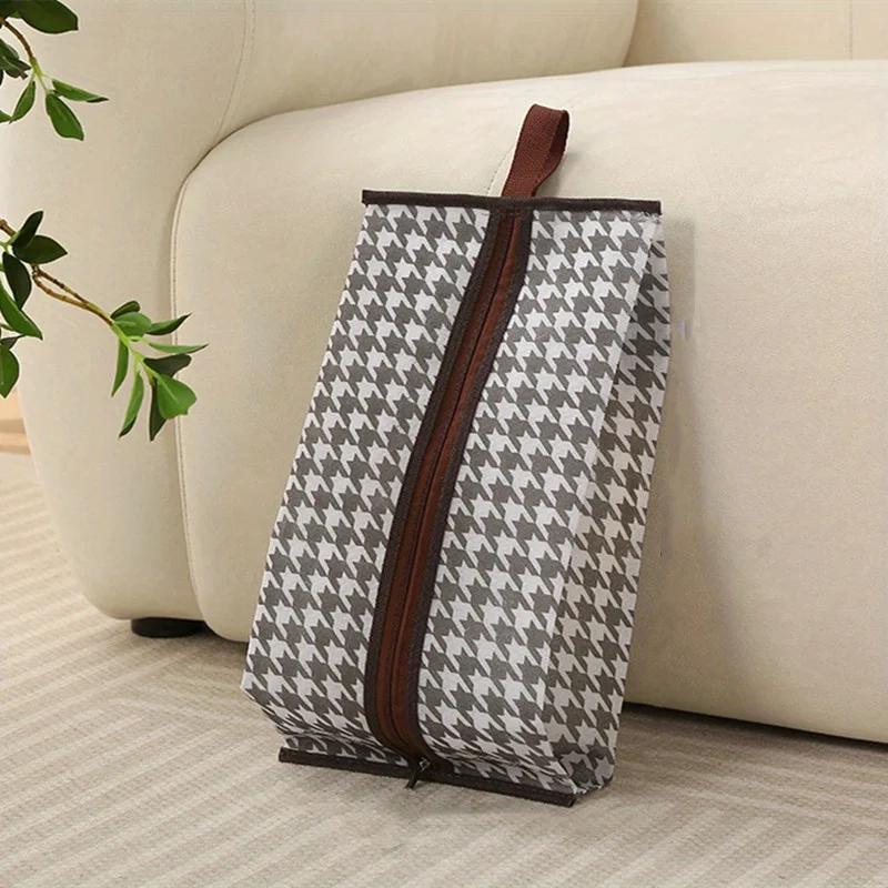 

4 шт. Сумки для хранения обуви из нетканого материала, для балеток, ботильонов, высоких ботинок, органайзер для обуви, пыленепроницаемый, для дома и путешествий 1pcs