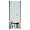106L Energy-Saving Mini Fridge LED, 60L Refrigerator + 46L Freezer, 7 Temperature Settings, Adjustable Shelves, 166 Kwh/Year, 45db
