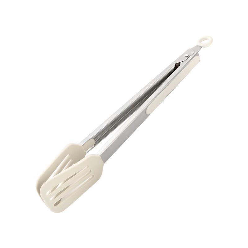 ZISIZ 12-inch Silicone Slotted Food Tongs (3-Pack)