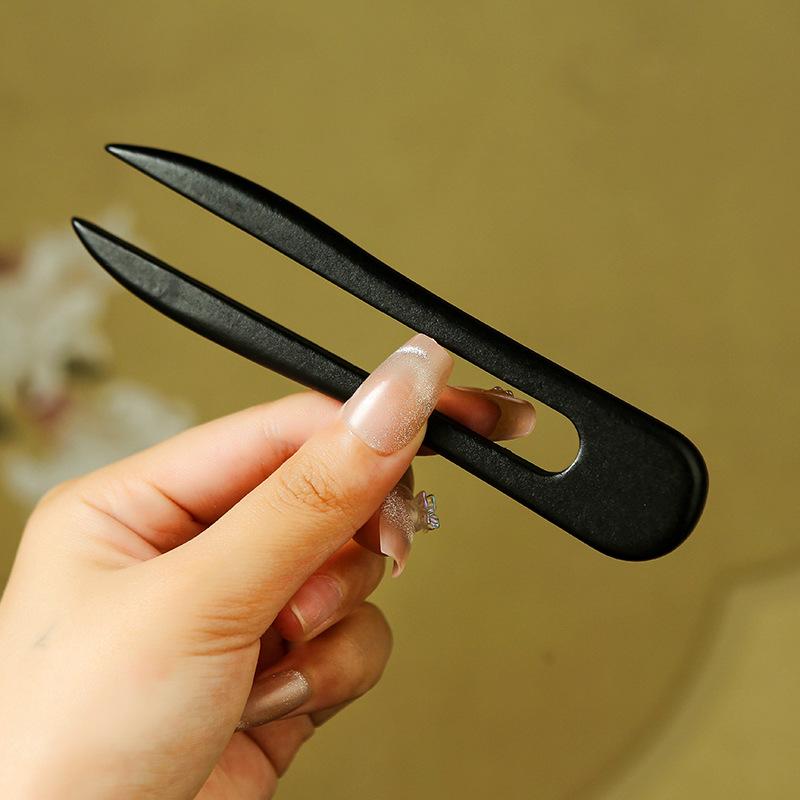 

Деревянные палочки для волос в форме буквы U, вилка, модная китайская шпилька, головной убор, пучок для волос, женские, для девочек, винтажные, аксессуары для волос для хвостика