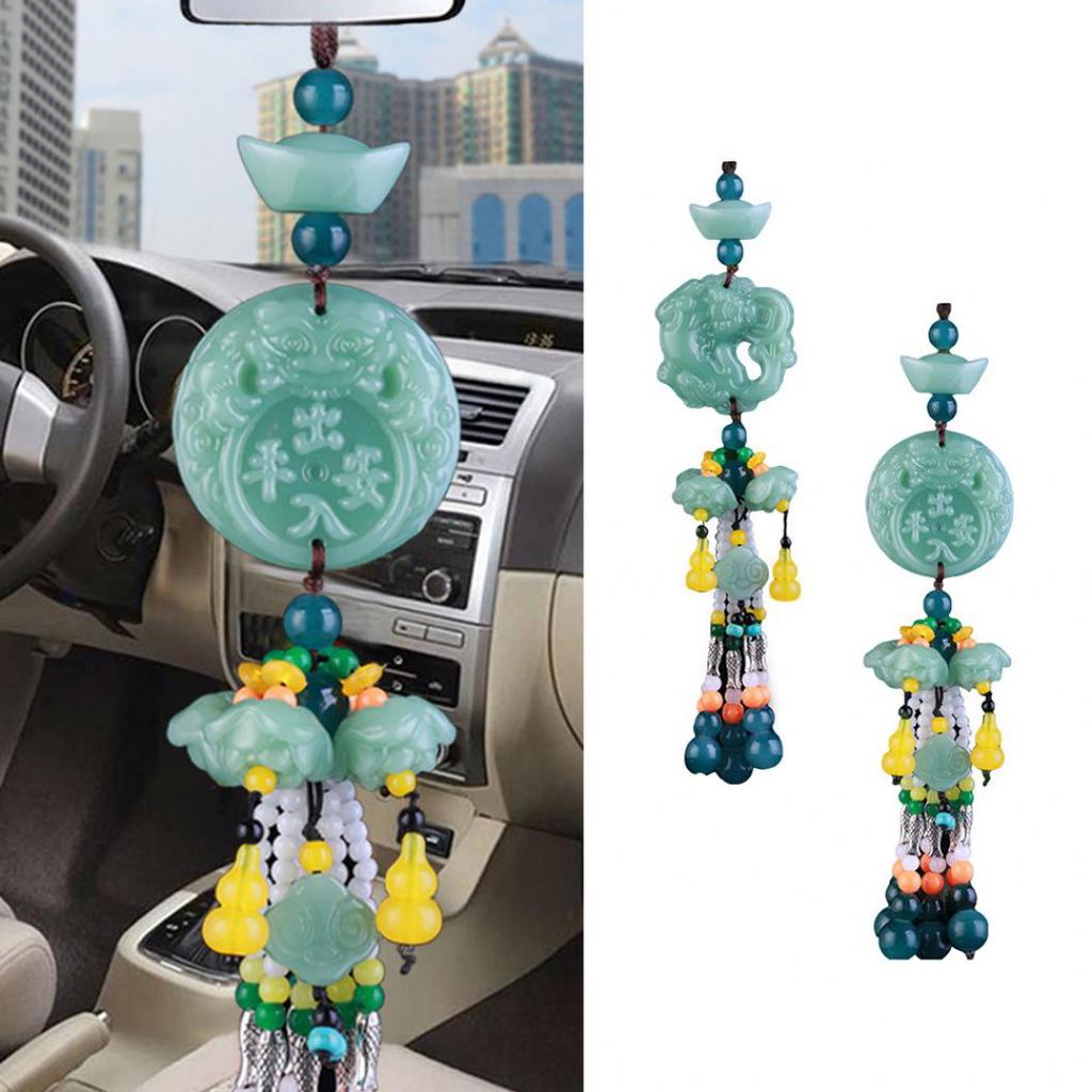 AutoE OTO aksesuar Car Hanging Ornament Blessing Rearview Mirror PiXiu Pendant Tassel Lucky Charm accesorios automovil AutoE OTO aksesuar Car Hanging Ornament Blessing Rearview Mirror PiXiu Pendant Tassel Lucky Charm accesorios automovil