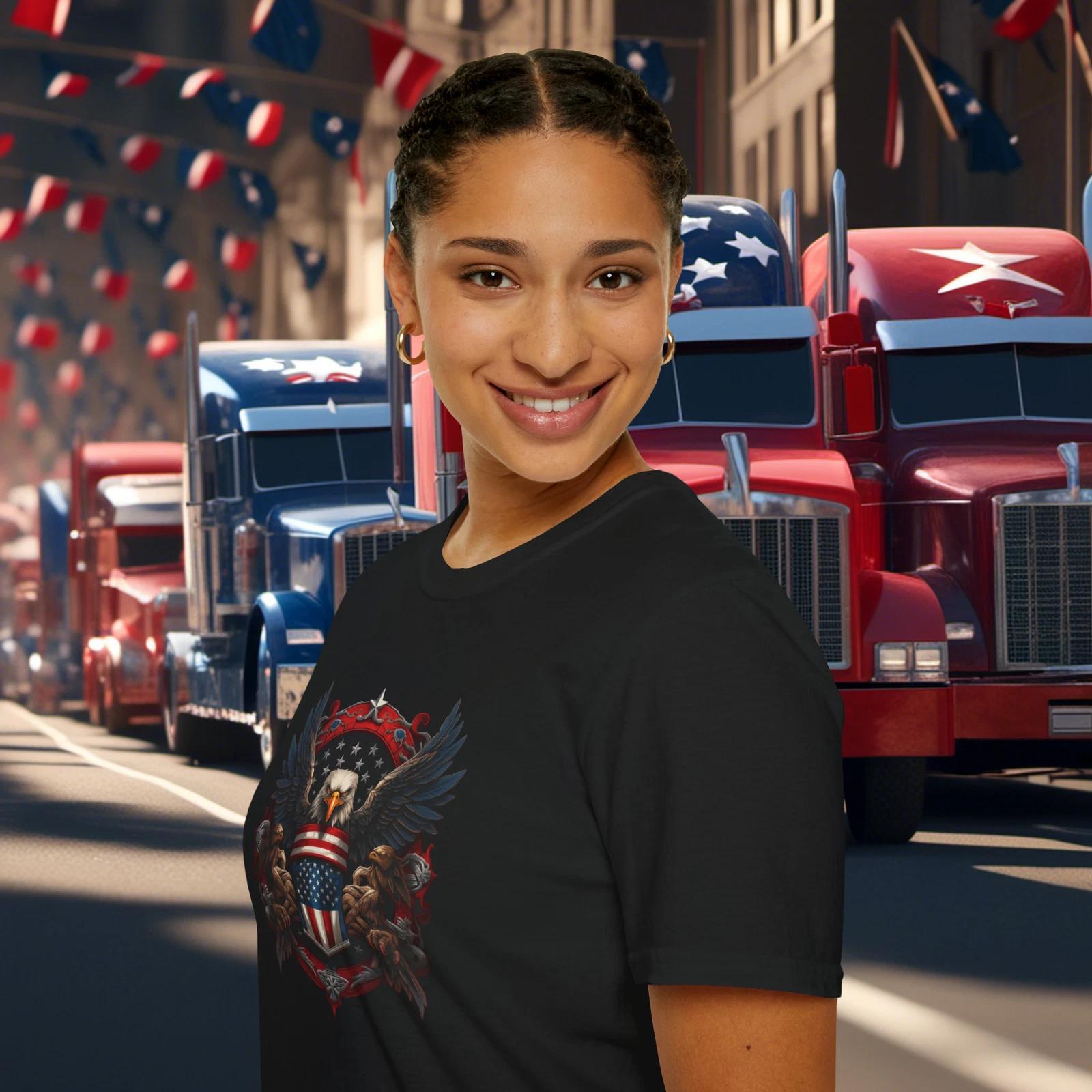 Patriotic Unisex Softstyle T-Shirt S