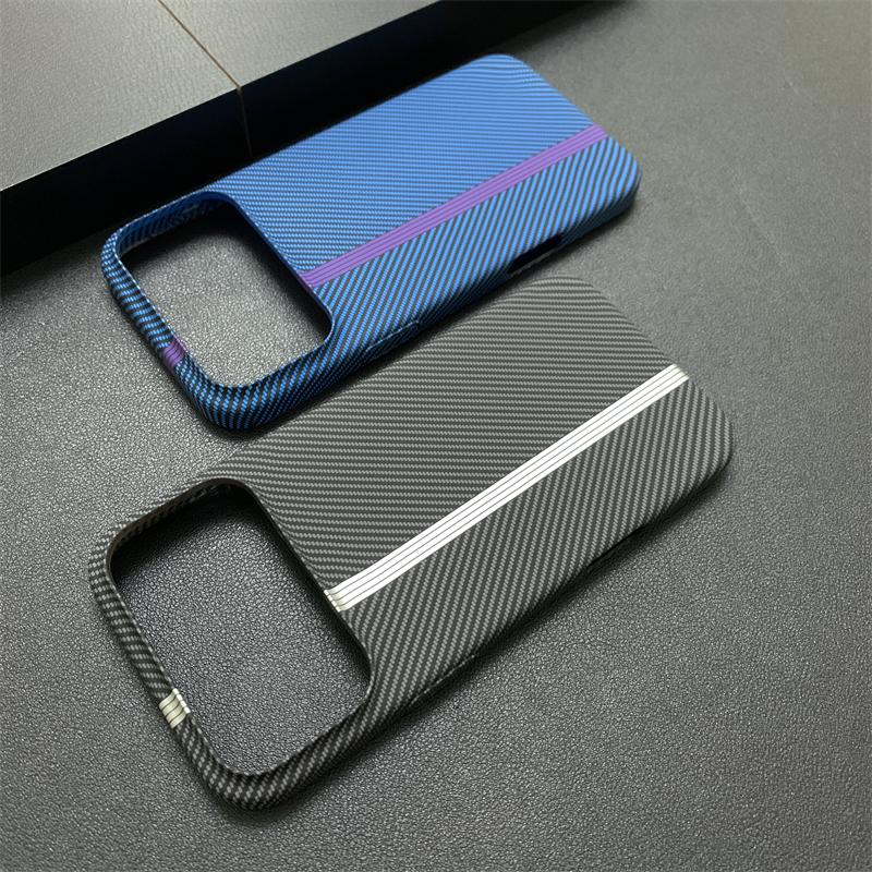 Für Apple iPhone 17 Pro Max Hülle Harte Kohlefaser Dünne Schutz-Rückabdeckung Hüllen Für iPhone 16 15 14 13 12 Pro Max Schale