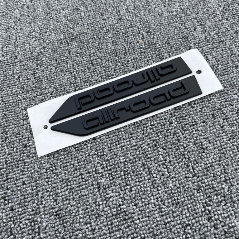2Pcs 3D ABS Emblem Decal Car Fender Side Logo Badge Sticker for A6 A3 A4 A7 Q2 Q3 Q5 Q7