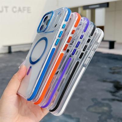 NEW Magnetic Wireless Charging Anti Drop Case For For Iphone 17 Pro Max 16 1 14 13 12 11 Pro Max 14 1 16 Plus 16e Clear Cover