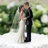 Wedding Cake Top Plastic Bride And Groom Figure Ornament For Festival Celebration Engagements Anniversary Ceremonies