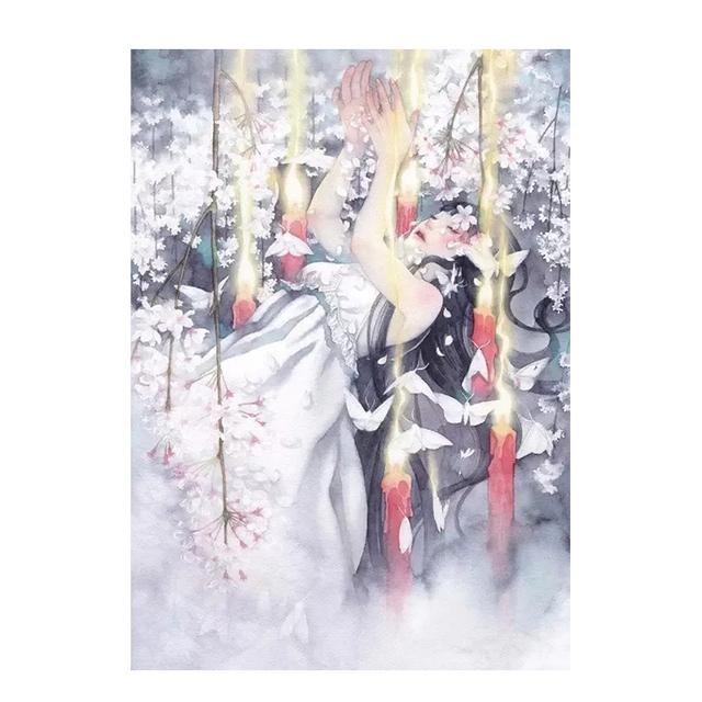 5D DIY Diamond Painting Cartoon Portrait Anime Gril Cross Stitch Set Full Drill Embroidery Mosaic Art Picture Of Rhinestones